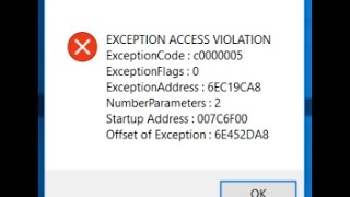 Bernina Embroidery Software Fatal Error Exception Access Violation [upl. by Nyrhtakyram]