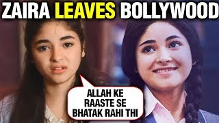 Dangal Girl Zaira Wasim Quits Bollywood and Acting  Shocking  MUST WATCH [upl. by Atnuhs]