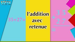 maths laddition avec retenue [upl. by Bolen803]