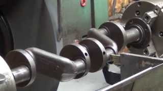 JampM Machine Company  Crankshaft Grinding [upl. by Tonia]