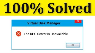 How To Fix RPC Server Unavailable Error  Windows 1087 [upl. by Akinajnat]