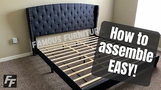 How to assemble a platform bed [upl. by Yesrej981]