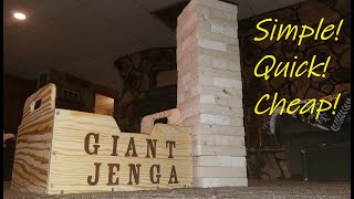 Giant Jenga Set [upl. by Enobe]