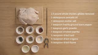 How To Make The Roast Chicken In Air Fryer  Crownful Air Fryer Oven [upl. by Audie]