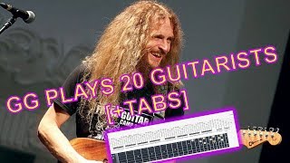 GUTHRIE GOVAN PLAYS 20 GUITARISTS TAB [upl. by Metah]