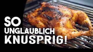 Saftiges Grillhähnchen  Die BESTE Methode für ein perfektes Ergebnis [upl. by Irby]