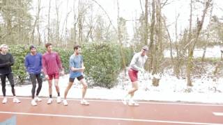 Bowerman TC Winter Workout [upl. by Ahsitnauq557]