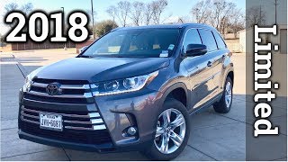 Detailed Review amp Drive  2018 Toyota Highlander Limited [upl. by Grimaldi]