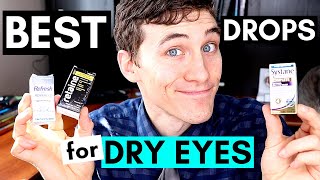 Best Dry Eye Drops  My Top 3 Artificial Tears Eye Drops [upl. by Gaylord395]