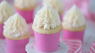 How to Make the BEST Vanilla Cupcakes [upl. by Ylecic]