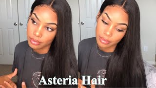 Asteria Hair Wig Review  1 month update  Straight wig [upl. by Asirac941]