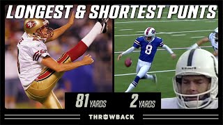 Longest amp Shortest Punts in NFL History [upl. by Sola219]