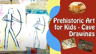 Prehistoric Art for Kids  Cave Drawings [upl. by Nairot]