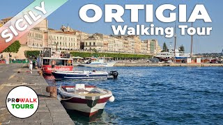 Ortigia Sicily Walking Tour  4K with Captions  Prowalk Tours [upl. by Fontana]