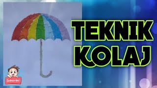 1TEKNIK KOLAJ  PENDIDIKAN SENI VISUAL  ART FOR KIDS [upl. by Eednim]