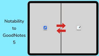 How to move your digital notebooks from Notability to GoodNotes 5 amp vice versa [upl. by Adallard]