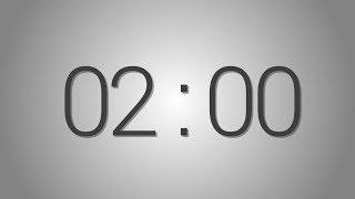 2 Minutes countdown Timer  Beep at the end  Simple Timer two min [upl. by Konstantine]