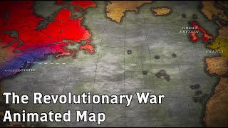 The Revolutionary War Animated Battle Map [upl. by Adlesirhc]