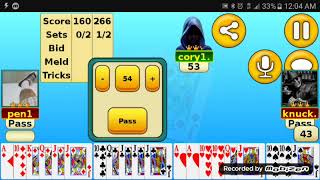 Online pinochle game [upl. by Guibert]