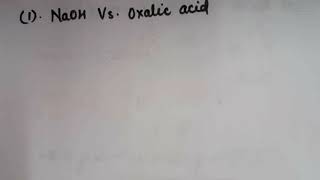 Calculations of Acid Base Titration class XI a NaOH and Oxalic acid b Na2CO3 and HCl [upl. by Malanie]