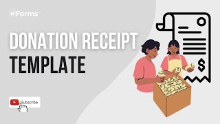 Donation Receipt Template EXPLAINED [upl. by Lattimer]