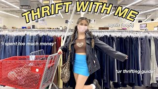 THRIFT WITH ME how to thrift like a pro [upl. by Mame]