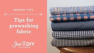 Six Tips for Prewashing Fabric [upl. by Adnawat]