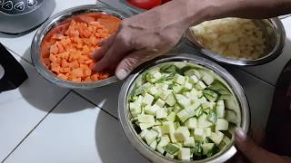 Sopa de verduras muy fácil de hacer [upl. by Vanden]