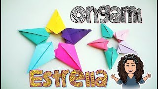 Como hacer una estrella de papel origami [upl. by Norah]