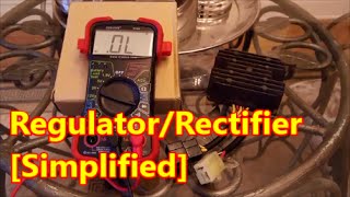 Idiots Guide to Regulator Rectifier Test  SV650 [upl. by Hume]