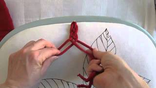 How to braid with four strands [upl. by Wake]