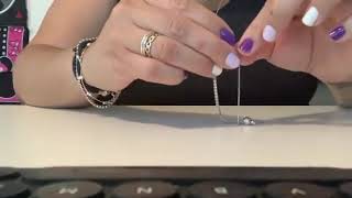 HOW TO ADD on Pandora sliding bracelets charms andor beads [upl. by Alyahs]