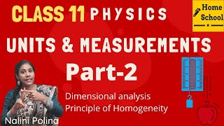 Units and Measurements Class 11  Chapter 2 Physics  CBSE JEE NEET Part2 [upl. by Bryanty656]