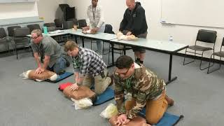 CPR compressions to Staying Alive by the BeeGees [upl. by Dorrahs]