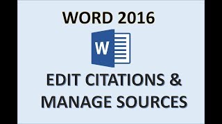 Word 2016  Citations References  How to Insert Add Do Put Citation Reference in Microsoft MS 365 [upl. by Resa]