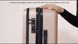 CALPAK Double TSA Key Lock Instructions [upl. by Nivart]