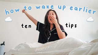 how to wake up earlier WITHOUT feeling miserable [upl. by Oznarol712]