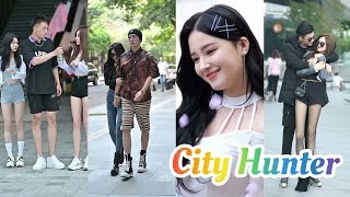 Hindi Korean tiktok videos  Korean tiktok videos  TikTok  Couple fashion on the Street💗💗 [upl. by Stanislaw]