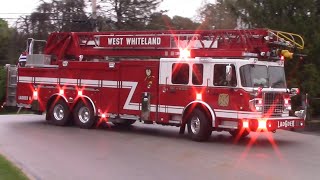 West Whiteland fire company house fire response video [upl. by Anna-Diana]