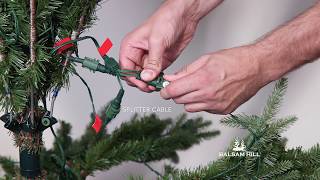 How to String Christmas Tree Lights [upl. by Leann]