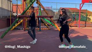 KE STAR FOCALISTIC FT VIGRODEEP South African Amapiano dancers Hlogi Mashigo amp Hope Ramafalo [upl. by Atekehs]