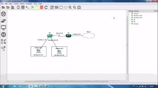 Connect LAN Network in GNS3 to internet [upl. by Anhoj]