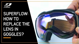 How to replace a lens in goggles equipped with the SuperFlow System  Julbo [upl. by Hawken]