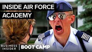 What New Air Force Cadets Go Through On Day One At The Academy  Boot Camp [upl. by Mattland]