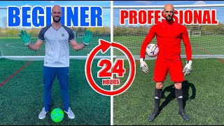 Becoming a PRO GoalKeeper in 24 HOURS  CHALLENGE [upl. by Hubsher]