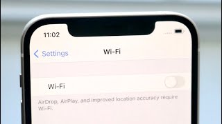 How To FIX iPhone Wifi Greyed Out  Not Working 2021 [upl. by Minta549]