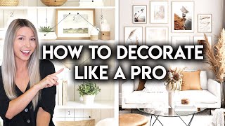 8 HOME DECOR STYLING TIPS  DESIGN HACKS YOU SHOULD KNOW [upl. by Breger189]