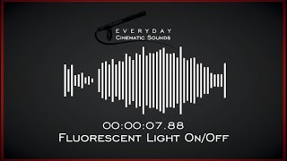 Fluorescent Light OnOff  HQ Sound Effects [upl. by Showker428]