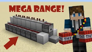 1 Minute Redstone The TNT CANNON Minecraft Tutorial [upl. by Tereb]