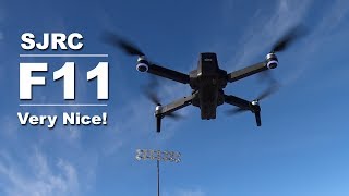 My Review of the SJRC F11 GPS Drone  It is a Good Drone for the Price [upl. by Desdamonna]